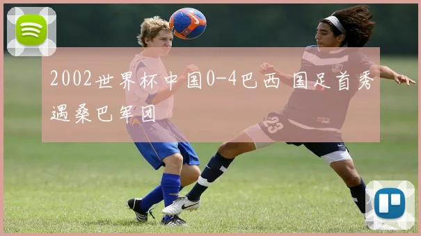 2002世界杯中国0-4巴西 国足首秀遇桑巴军团
