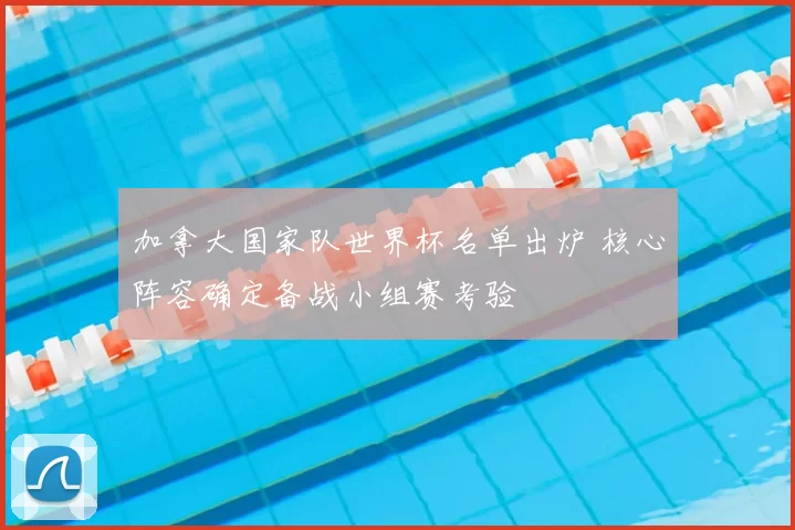 加拿大国家队世界杯名单出炉 核心阵容确定备战小组赛考验