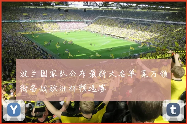 波兰国家队公布最新大名单 莱万领衔备战欧洲杯预选赛